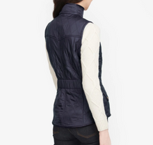 Load image into Gallery viewer, Barbour Women Cavalry Quilted Vest Navy
