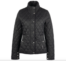 Load image into Gallery viewer, Barbour Women Yarrow Quilt Jacket Black
