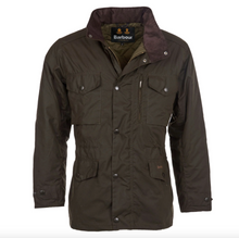 Load image into Gallery viewer, BARBOUR Sapper Wax Jacket Olive
