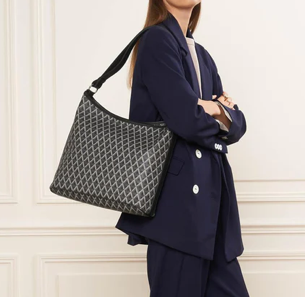 Lancaster Ikon Bucket Bag – Tweed Vine