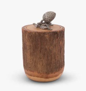 Vagabond House Pine Cone Wood Canister
