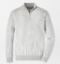 Load image into Gallery viewer, PETER MILLAR 1/4 Zip Canton Stripe Sweater Grey
