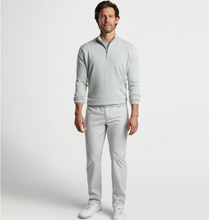 Load image into Gallery viewer, PETER MILLAR 1/4 Zip Canton Stripe Sweater Grey
