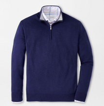 Load image into Gallery viewer, PETER MILLAR Whitaker 1/4 Zip Sweater Navy
