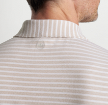 Load image into Gallery viewer, Peter Millar Albatross Pique Stripe Polo Sand
