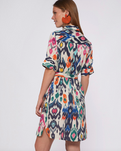 Load image into Gallery viewer, Vilagallo Dress Hester Multicolor Ikat
