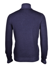 Load image into Gallery viewer, Gran Sasso Full Zip Vintage Wash Sweater Navy
