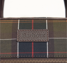 Load image into Gallery viewer, BARBOUR Tartan/Leather Holdall Travel Bag
