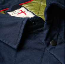 Load image into Gallery viewer, Relwen Moleskin Shirt Jacket Navy
