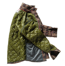 Load image into Gallery viewer, Relwen Quilted Flannel Shirt Jacket Char/Brown
