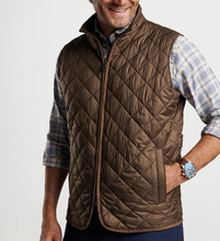 Load image into Gallery viewer, PETER MILLAR ESSEX QUILTED VEST CHESTNUT
