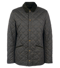 Load image into Gallery viewer, BARBOUR Heritage Liddesdale Quilt Jacket Olive Check
