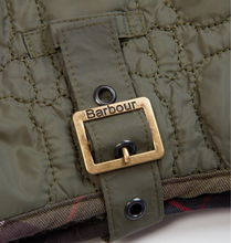 Load image into Gallery viewer, BARBOUR Dog Bone Quilted Dog Coat Dk. Olive
