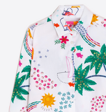 Load image into Gallery viewer, Vilagallo Shirt Isabella Biarritz White Print
