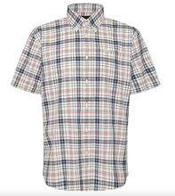 Load image into Gallery viewer, Barbour Drafthill Short Sleeve Shirt Navy/Red Plaid
