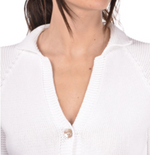 Load image into Gallery viewer, Gran Sasso Women&#39;s Cotton Cardigan Ivory
