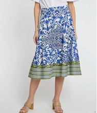 Load image into Gallery viewer, Hinson Wu Gloria Skirt Blue Tile

