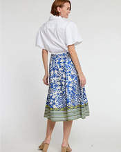Load image into Gallery viewer, Hinson Wu Gloria Skirt Blue Tile
