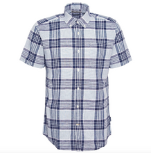 Load image into Gallery viewer, Barbour Reading SS Tailored Shirt Navy Plaid
