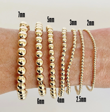 Load image into Gallery viewer, JBD 14K Gold Filled Beaded Bracelets 5mm
