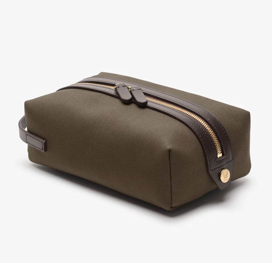 Mismo Groom Small Washbag Canvas and Leather