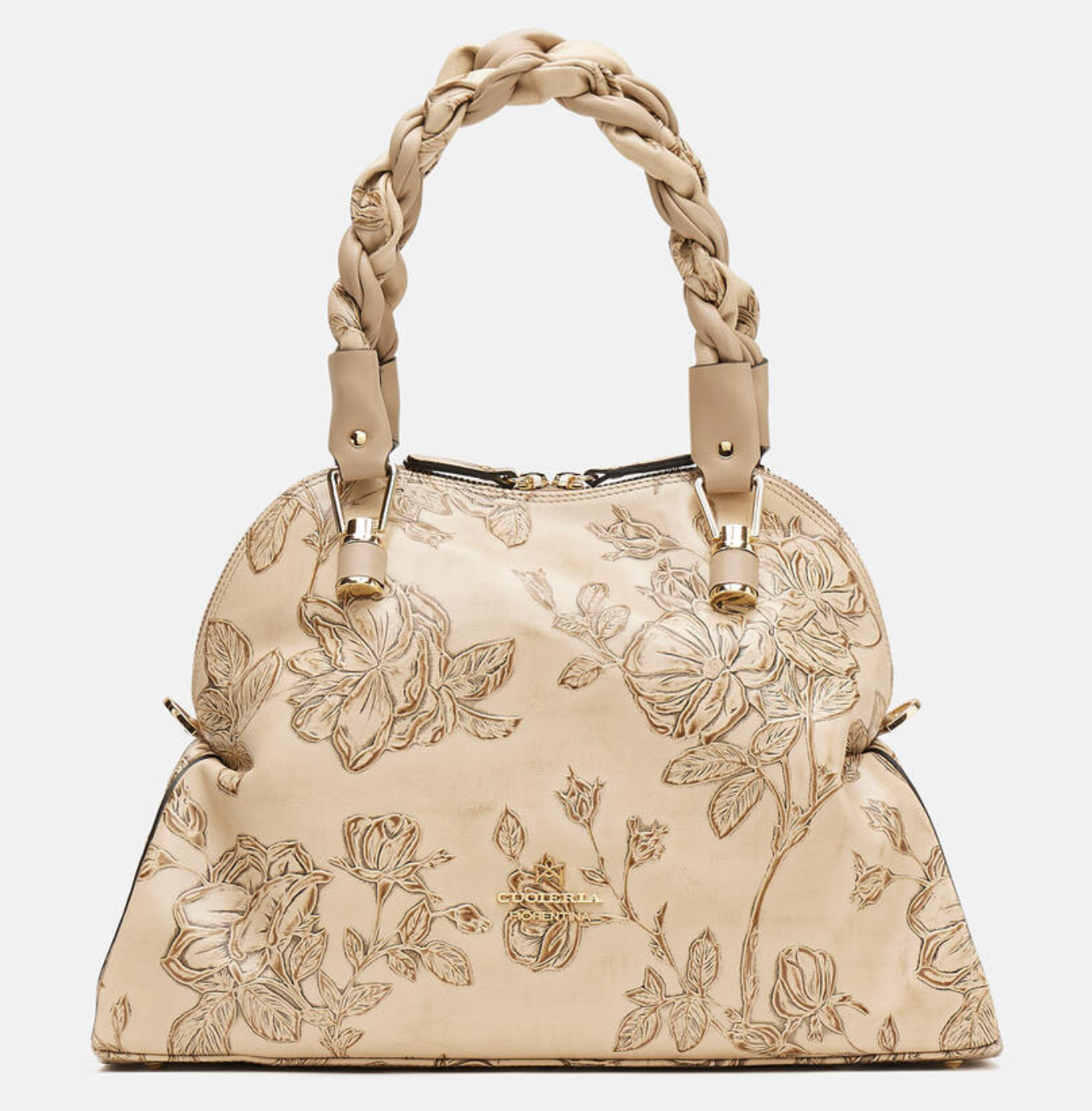 Cuoieria Fiorentina Mimi Leather Embossed Tote Bag – Tweed & Vine