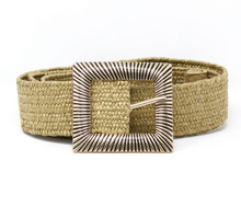 Load image into Gallery viewer, GF Stretch Belt Raffia With Metal Buckle
