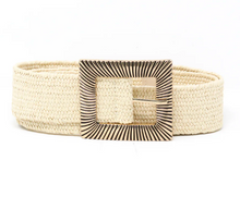 Load image into Gallery viewer, GF Stretch Belt Raffia With Metal Buckle
