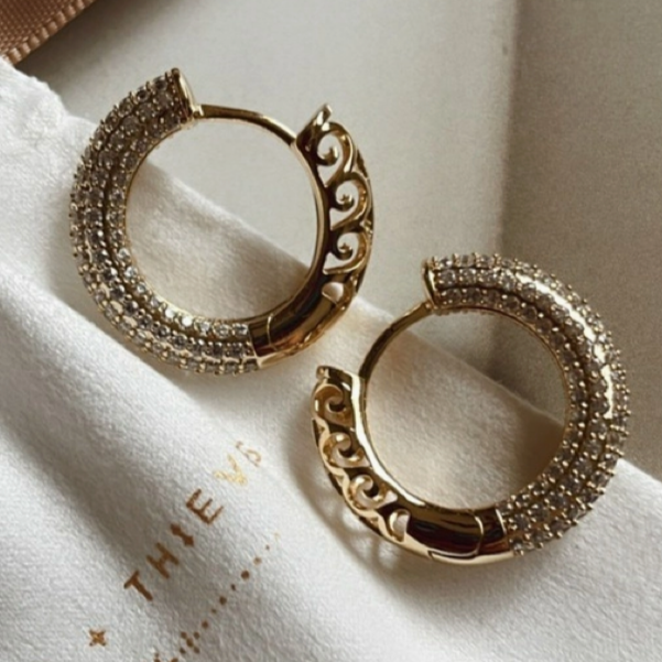 T+T Santira Hoop Earrings