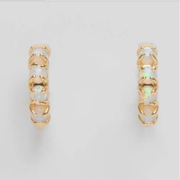 T+T Sonata Opal Mini Huggie Earrings