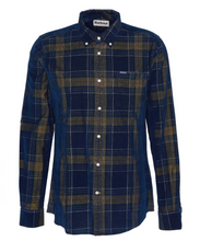 Load image into Gallery viewer, Barbour Southfield Tailored Fine Cord Shirt Navy Plaid
