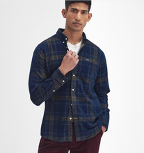 Load image into Gallery viewer, Barbour Southfield Tailored Fine Cord Shirt Navy Plaid
