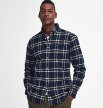 Load image into Gallery viewer, Barbour Bromley Tailored Shirt Navy Plaid
