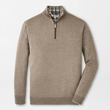 Load image into Gallery viewer, PETER MILLAR 1/4 ZIP AUTUMN CREST SWEATER - CREAM
