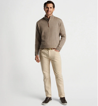 Load image into Gallery viewer, PETER MILLAR 1/4 ZIP AUTUMN CREST SWEATER - CREAM
