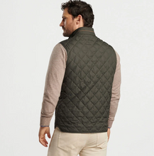 Load image into Gallery viewer, PETER MILLAR ESSEX QUILTED VEST DK OLIVE
