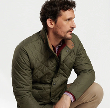 Load image into Gallery viewer, PETER MILLAR SUFFOLK QUILTED JACKET DK OLIVE
