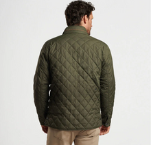 Load image into Gallery viewer, PETER MILLAR SUFFOLK QUILTED JACKET DK OLIVE
