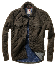 Load image into Gallery viewer, Relwen Tick Weave Shirt Jacket Dk. Loden
