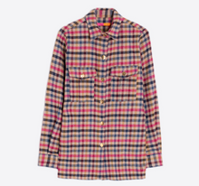 Load image into Gallery viewer, Vilagallo Overshirt Camel Plaid
