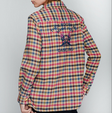 Load image into Gallery viewer, Vilagallo Overshirt Camel Plaid
