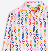 Load image into Gallery viewer, Vilagallo Blouse Irina Multicolor Chain Print
