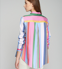 Load image into Gallery viewer, Vilagallo Blouse Anastasia Cotton Multi Stripes
