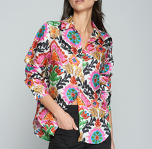 Load image into Gallery viewer, Vilagallo Blouse Gaby Suzany Silk Multicolor
