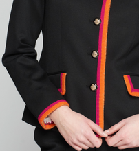 Load image into Gallery viewer, Vilagallo Jacket Dorothea Black Stretch
