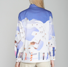 Load image into Gallery viewer, Vilagallo Blouse Cotton Ski Scene
