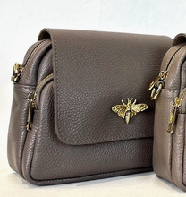 Load image into Gallery viewer, Jijou Capri Bibi Bumble Bee Leather Crossbody Bag
