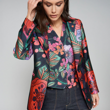 Load image into Gallery viewer, Vilagallo Jacket Embroidered Floral Jacquard
