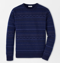 Load image into Gallery viewer, PETER MILLAR Crewneck Sweater Midnight Fairisle
