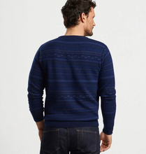 Load image into Gallery viewer, PETER MILLAR Crewneck Sweater Midnight Fairisle
